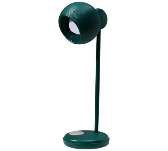 Настольная лампа RISALUX 16044/1GR LED 4Вт 3 режима АКБ USB зеленый 10,5х10,5х31 см 5097737