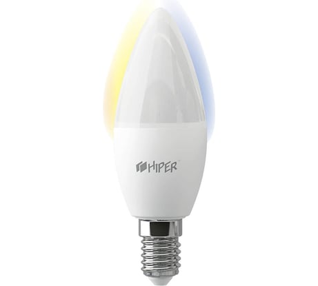 Умная LED лампочка Hiper Wi-Fi IoT C1 White 523767