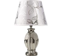 Настольная лампа RISALUX 16281/1WT+CR Е14 40Вт бело-хромовый 24х24х40 см 5354725