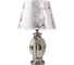 Настольная лампа RISALUX 16281/1WT+CR Е14 40Вт бело-хромовый 24х24х40 см 5354725 1