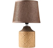 Настольная лампа RISALUX 16234/1 E14 40Вт коричневый 20х20х30 см 5268023