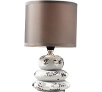 Настольная лампа RISALUX 16295/1 E14 40Вт бело-серый 15х15х26 см 5378094