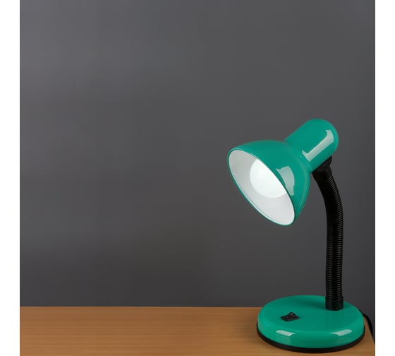 Настольный светильник General Lighting Systems на основании Е27, 320х142мм, зеленый GTL-030-60-220 800130