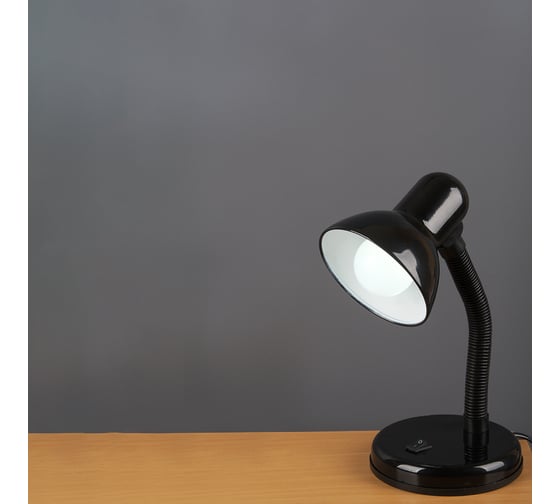 Настольный светильник General Lighting Systems на основании Е27, 320х142мм, черный GTL-028-60-220 800128