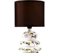 Настольная лампа RISALUX 16296/1 E14 40Вт бело-коричневый 15х15х26 см 5378095