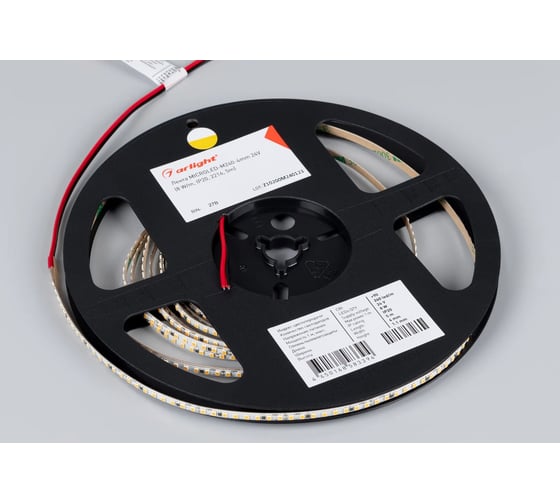 Светодиодная лента Arlight MICROLED-M240-4mm 24V Day5000 5м 047868