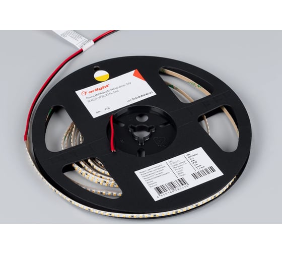 Светодиодная лента Arlight MICROLED-M240-4mm 24V Warm3000 5м 047871