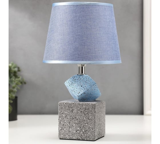 Настольная лампа RISALUX 16251/1BL Е14 40Вт синий 20х20х33,5 см 5294724
