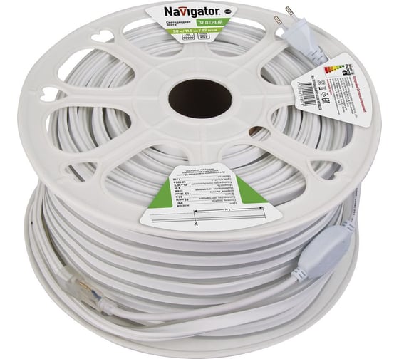 Лента Navigator СД 71 932 NLS-2835G92-9-IP67-220V-NEONLED R20 20 м 71932