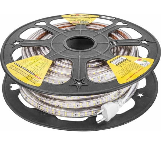 Лента Navigator СД 61 646 NLS-2835CW180-10-IP67-220V R20 20 м 61646