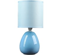 Настольная лампа RISALUX 48472/1BL E14 40Вт синий 12,5х12,5х27 см 5043676
