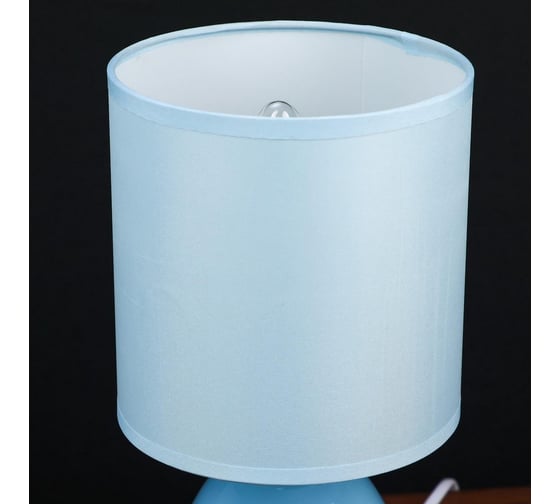 Настольная лампа RISALUX 48472/1BL E14 40Вт синий 12,5х12,5х27 см 5043676
