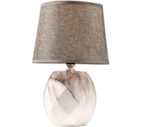 Настольная лампа RISALUX 16420/1BR E14 40Вт бело-коричневый 17,5х17,5х28,5 см 5469653