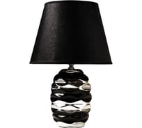Настольная лампа RISALUX 16425/1BK E14 40Вт черно-серебряный 22х22х36 см 5469661