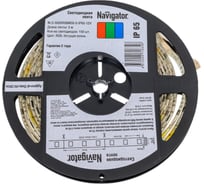 Лента Navigator СД 71 834 NLS-5050RGBM30-5-IP65-12V 5 м 71834