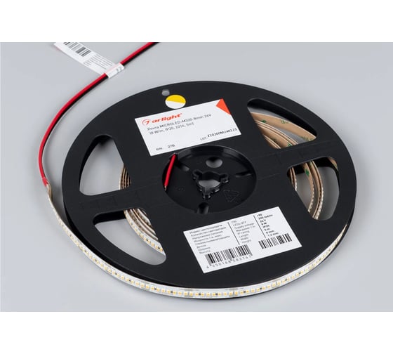 Светодиодная лента Arlight MICROLED-M320-8mm 24V Warm2700 5м 047866