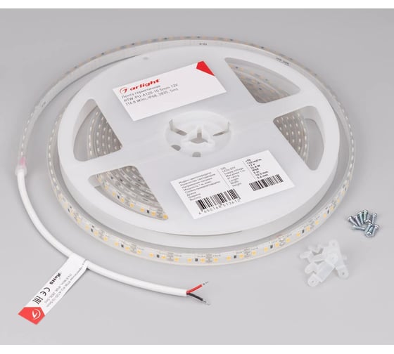 Светодиодная лента герметичная Arlight RTW-PU-A120-10.5mm 12V White6000 Arlig 5м 029596(3)