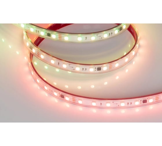 Светодиодная герметичная лента Arlight SPI-PFS-B60-12mm 24V RGB-PX6-BPT, б 5м 039602