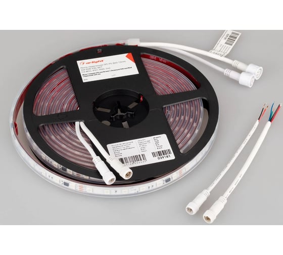 Светодиодная герметичная лента Arlight SPI-PS-B60-12mm 24V RGB-PX6-BPT, бе 5м 039181