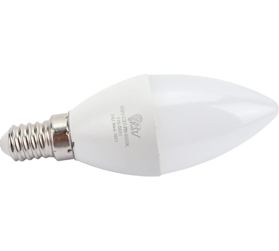 Светодиодная лампа RSV RSV-C37-7W-6500K-E14 100245