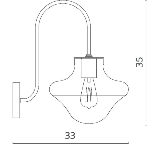 Бра Divinare ALVEARE 7108/02 AP-1