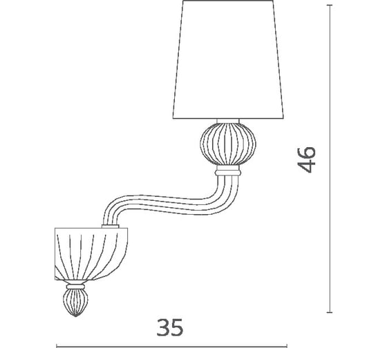 Бра Divinare BILANCIA 1154/02 AP-1