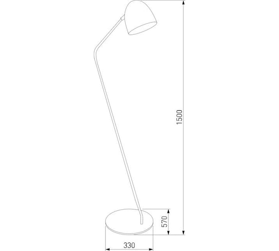 Напольный светильник TK Lighting в стиле лофт 5037 Soho черный a059619