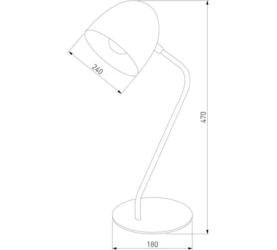 Настольный светильник TK Lighting в стиле лофт 5036 Soho черный a059621