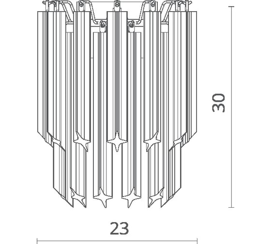 Бра Divinare FRIZZANTE 1681/01 AP-1