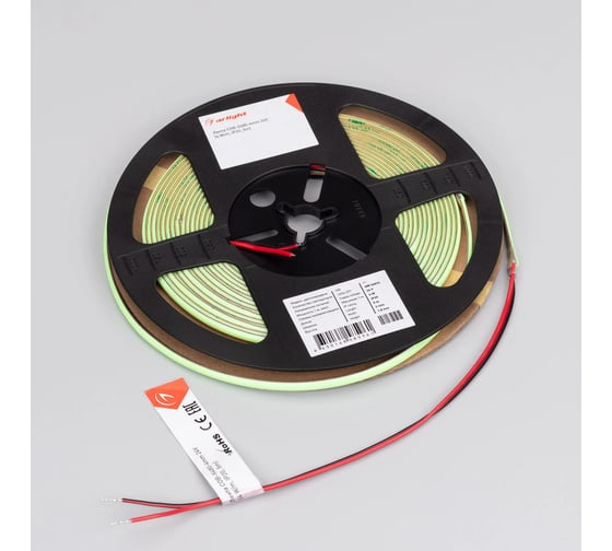 Светодиодная лента Arlight COB-X480-4mm 24V, Emerald, 5м 046913