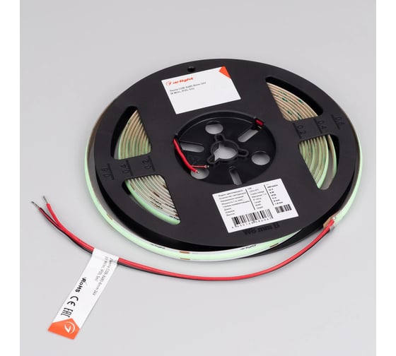 Светодиодная лента Arlight COB-X480-8mm 24V, Emerald, 5м 047742