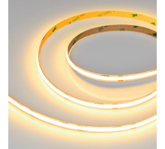 Светодиодная лента Arlight COB-X480-8mm 24V, Gold, 5м 047746