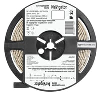 Лента Navigator СД 71 762 NLS-3528CW60-4.8-IP20-12V R5 5 м 71762