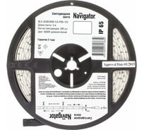 Лента Navigator СД 71 763 NLS-3528CW60-4.8-IP65-12V R5 5 м 71763