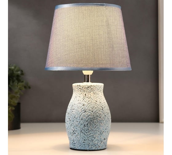 Настольная лампа RISALUX 16249/1BL Е14 40Вт синий 20х20х33,5 см 5294720