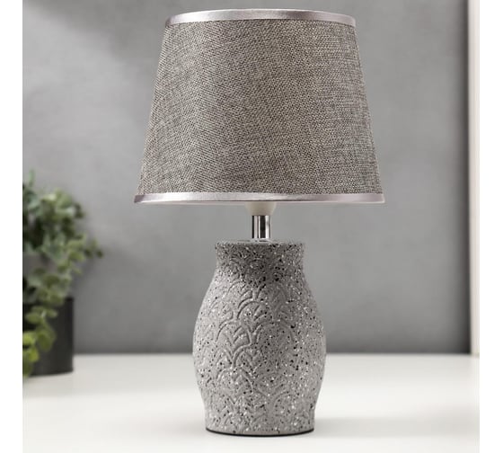 Настольная лампа RISALUX 16249/1GR Е14 40Вт серый 20х20х33,5 см 5294719