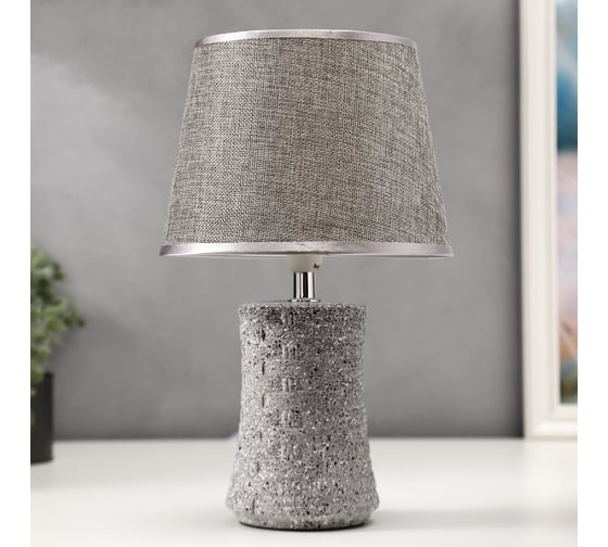 Настольная лампа RISALUX 16248/1GR Е14 40Вт серый 20х20х33,5 см 5294717