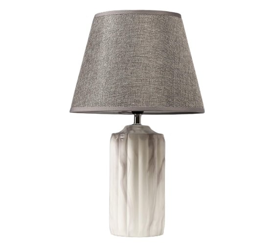 Настольная лампа RISALUX 16257/1GR Е14 40Вт серый 22,5х22,5х37 см 5294735