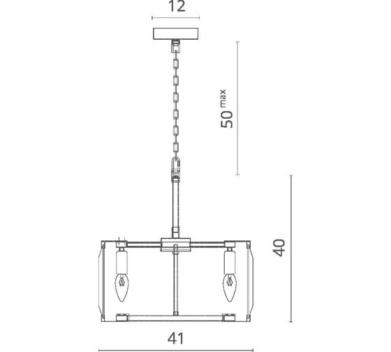 Подвесная люстра Divinare ELLIOT 7304/04 SP-6