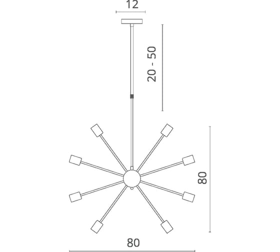 Подвесная люстра Divinare FLORIANA 5011/02 SP-18