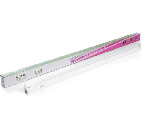 Светодиодный светильник для растений FERON спектр фотосинтез (полный спектр) 9W, пластик, AL7002 41354