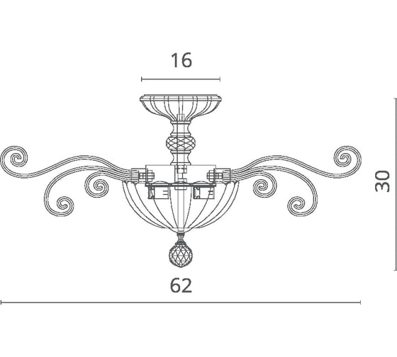 Потолочная люстра Divinare ALBEDO 8819/03 PL-3
