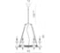 Подвесная люстра Divinare DORA 8121/01 LM-8 5