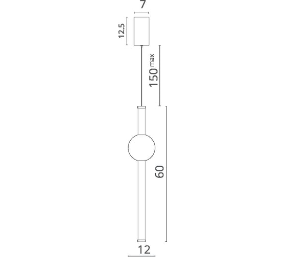 Подвесной светильник Divinare CLIFF 1125/01 SP-10