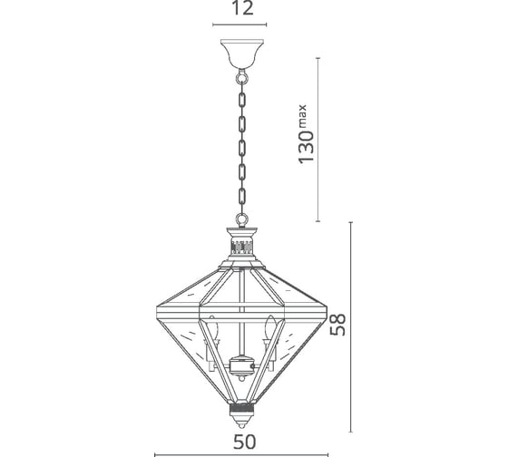 Подвесная люстра Divinare CONO 2015/17 SP-3