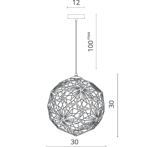 Подвесная люстра Divinare MOSAICO 1011/02 SP-1
