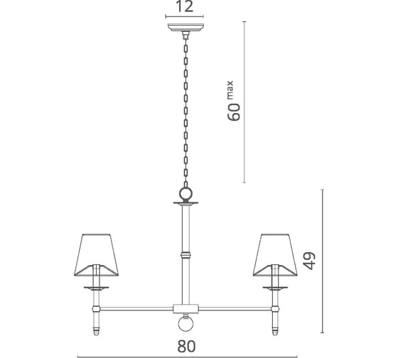 Подвесная люстра Divinare CANDELA 1162/01 LM-8