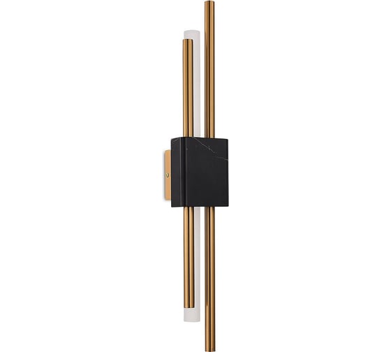 Бра ST LUCE латунь/латунь, черный LED 2*3W 3000K SL6116.341.02