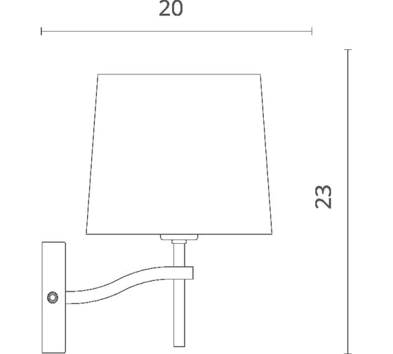 Бра Divinare SOPRANO 1341/02 AP-1