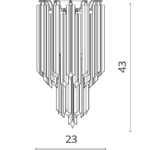 Бра Divinare FRIZZANTE 1683/01 AP-1